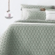 Bedspread Naroa Verde 250x270 cm velvet