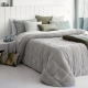 Bedspread Detroit Beig 235x270 cm velvet