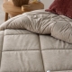 Bedspread Anelka Camel 250x270 cm velvet