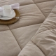 Bedspread Anelka Camel 250x270 cm velvet