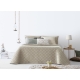 Bedspread Naroa Arena 250x270 cm velvet