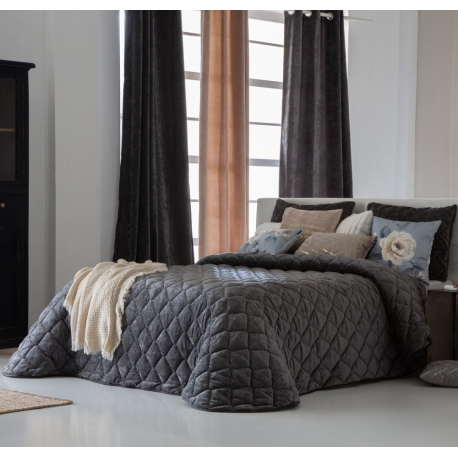 Voodikate Siena Gris 270x270 cm velvetist