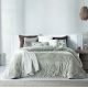 Bedspread Mirabela Taupe 250x270 cm, 2 pillow cases included