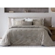 Bedspread Mylene Taupe 250x270 cm, 2 pillow cases included