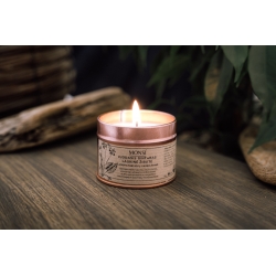 Aromatic candle Black amber + wild primrose, 100ml