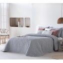 Bedspread Lares Gris 250x270 cm, 2 pillow cases included